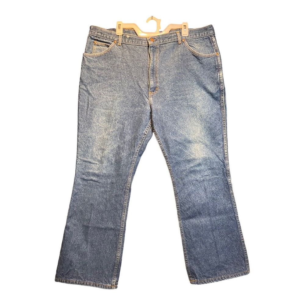 Sears Genuine Roebucks Men 44x30 100% Cotton Denim Blue Jean USA Actual 41x29